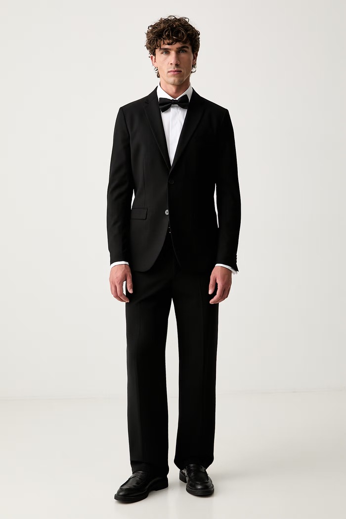 BOSS srajca moška bombažna H-HANK-TUX1-B1-C-263 50568999 bela AW26