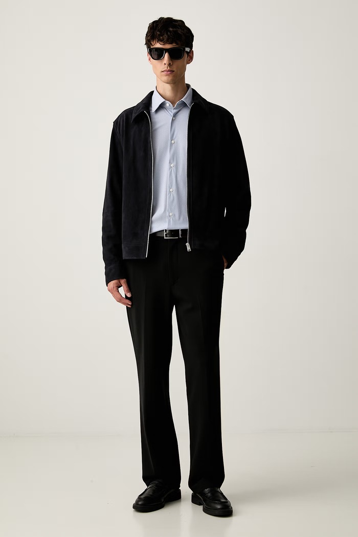 BOSS πουκάμισο ανδρικό P-HANK-kent-C1-222 50567195 μπλε AW26