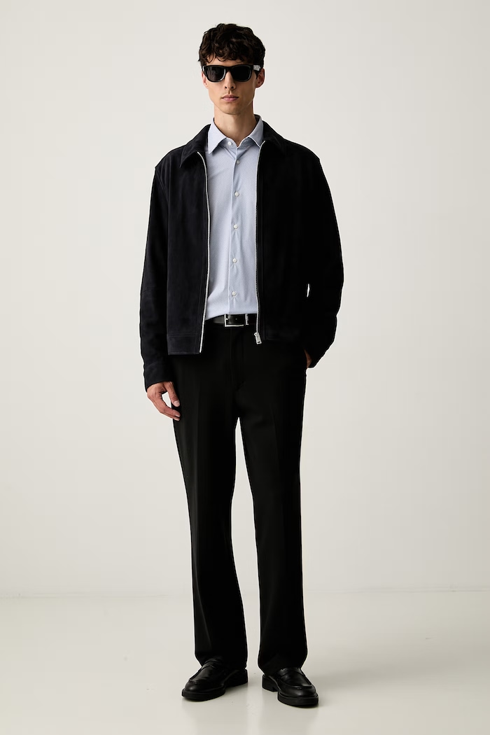 BOSS πουκάμισο ανδρικό P-HANK-kent-C1-222 50567195 μπλε AW26
