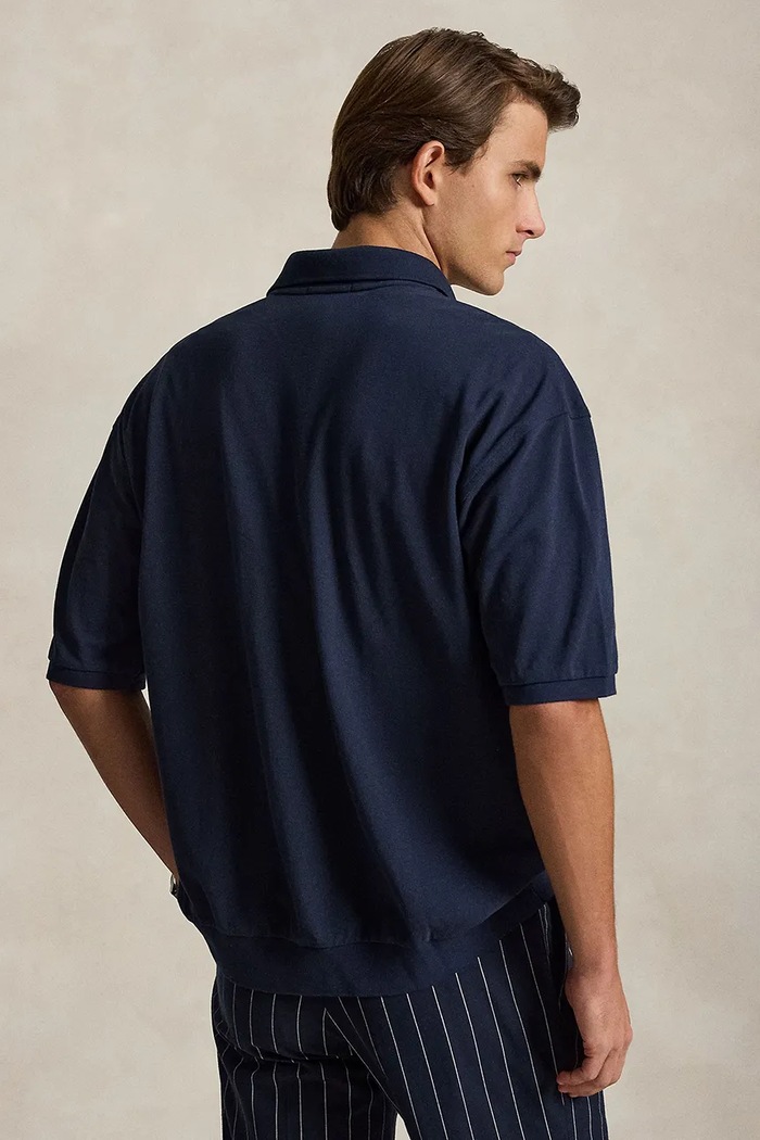 Polo Ralph Lauren koszula męska bawełniana 710B18514 granatowy AW26