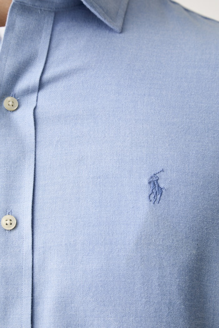 Polo Ralph Lauren koszula męska z bawełną 710B22592 niebieski