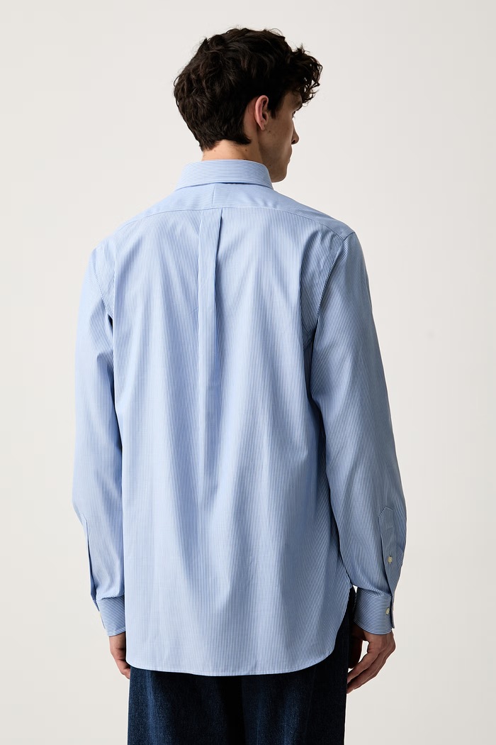 Ruházat Polo Ralph Lauren oxford férfi pamut 712B22539 kék