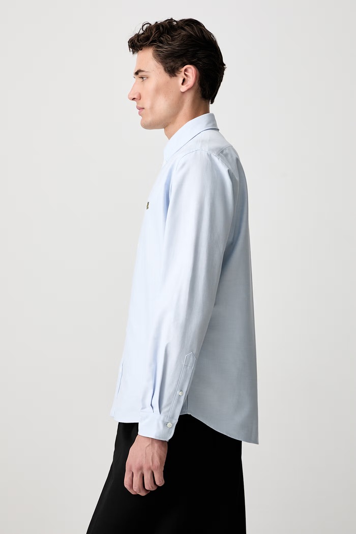 Kenzo košile pánská bavlněná modrá FG65CH4109LO