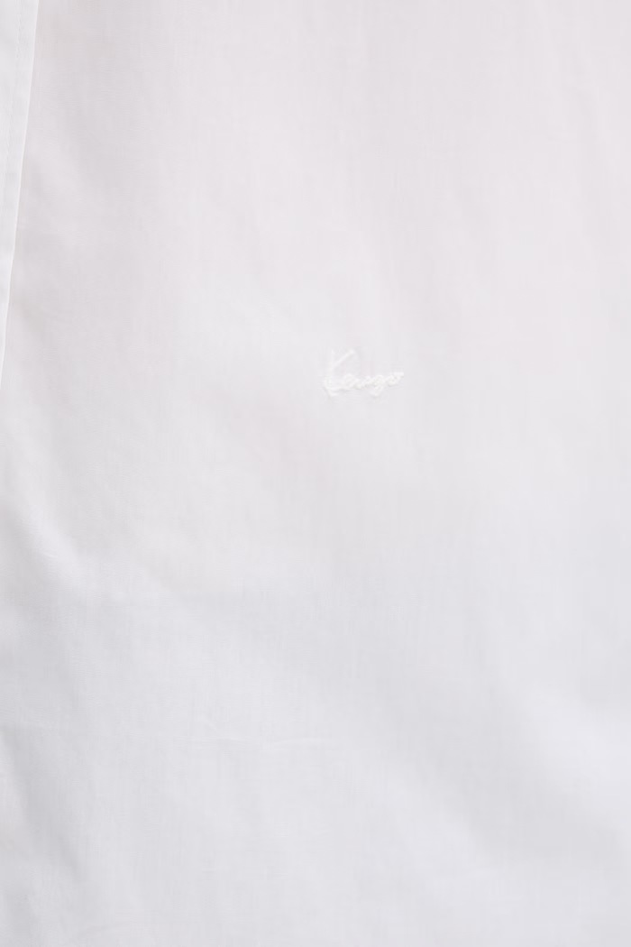 Kenzo koszula męska bawełniana FG65CH4619LF biały