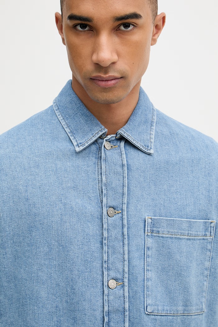 Marc O'Polo cămașă pentru bărbați, din denim albastru 5000014235