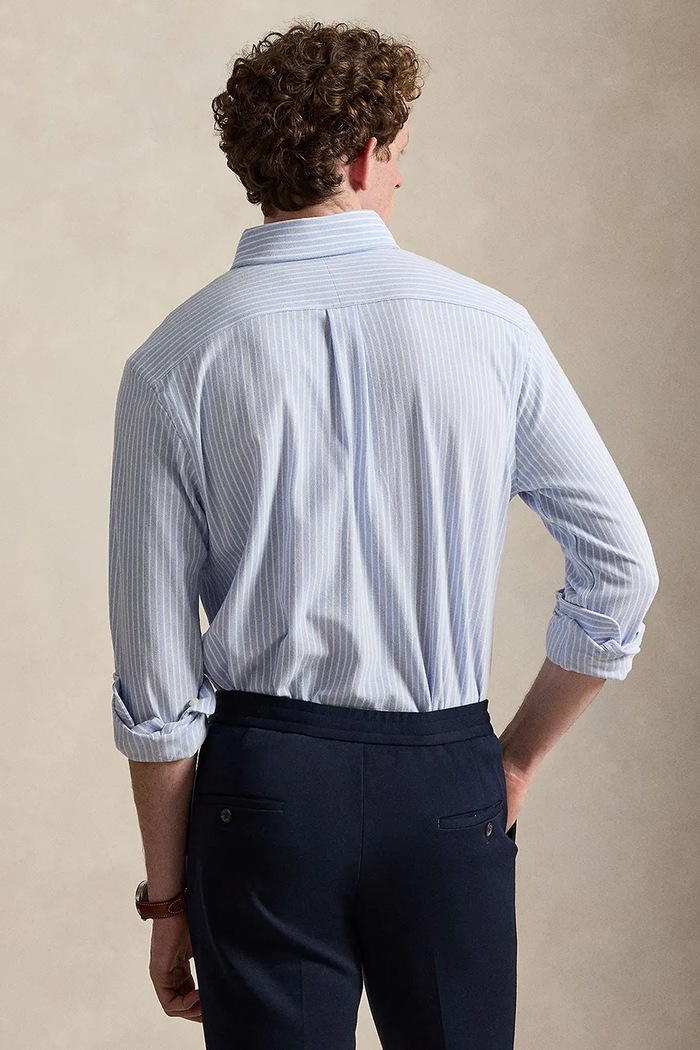 Polo Ralph Lauren πουκάμισο ανδρικό βαμβακερό 710B25852 λευκό AW26