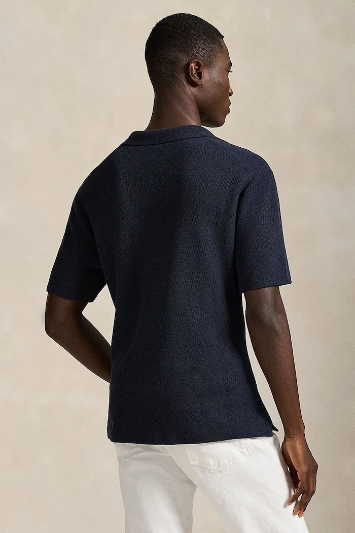 Polo Ralph Lauren koszula męska bawełniana 710P04442 granatowy AW26