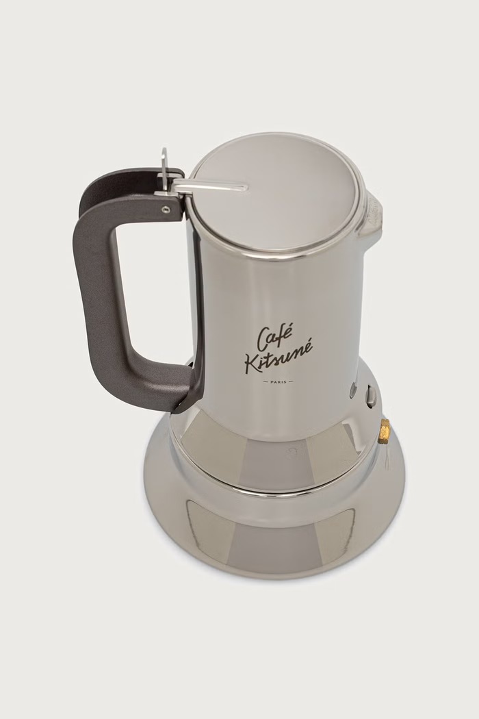 Аксессуары Café Kitsuné Кофеварка для кофе из нержавеющей стали Café Kitsuné X Alessi Coffee Maker 90903 серебрянный