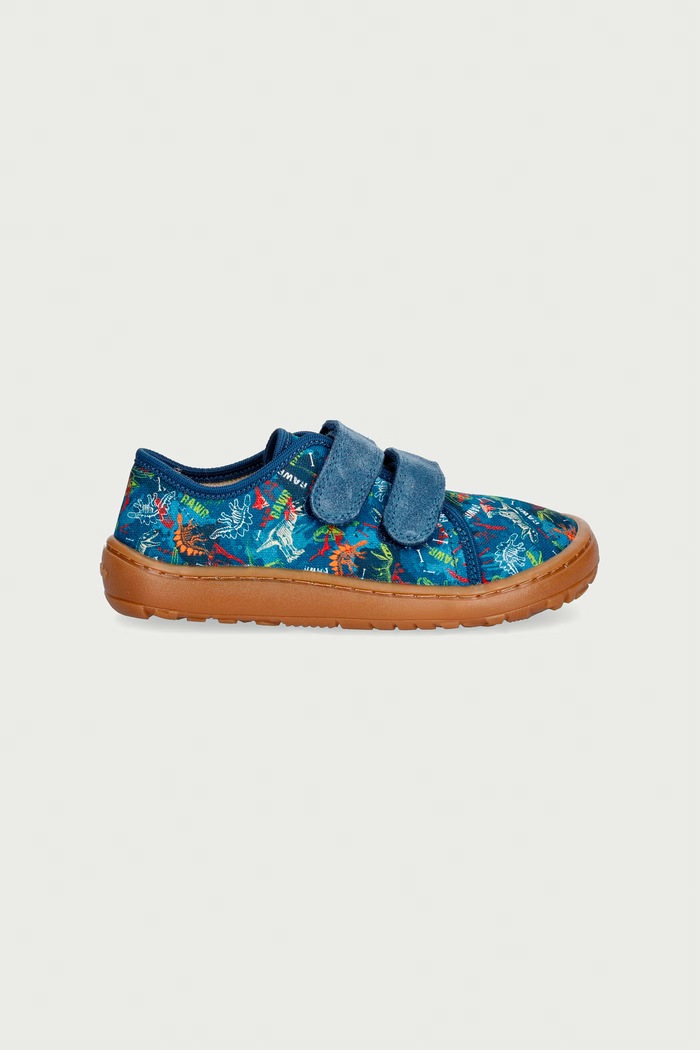 Froddo Παντόφλες Παιδικές BAREFOOT CANVAS G1700440.B.25.30 μπλε AW26