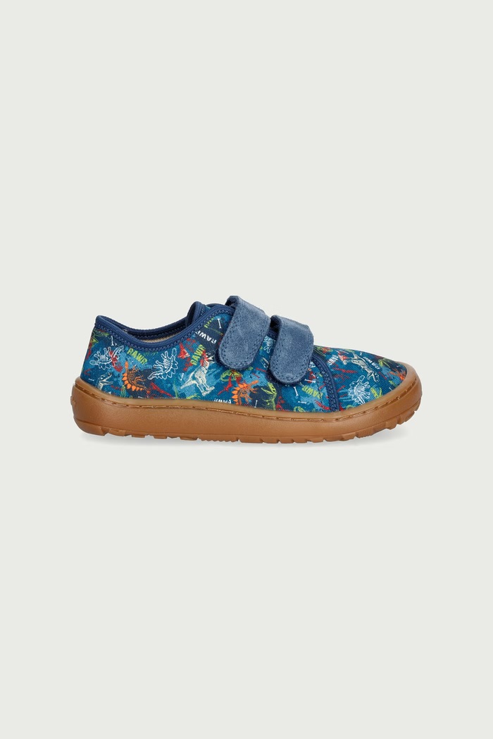 Froddo Παντόφλες Παιδικές BAREFOOT CANVAS G1700440.B.25.30 μπλε AW26