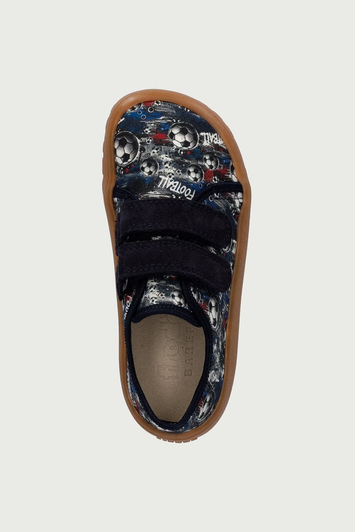 Παντόφλες Παιδικές BAREFOOT CANVAS Froddo G1700440.B.25.30 σκούρο μπλε
