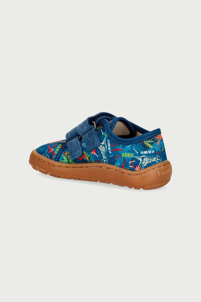 Αγορίστικα Froddo Παντόφλες Παιδικές BAREFOOT CANVAS G1700440.B.20.24 μπλε