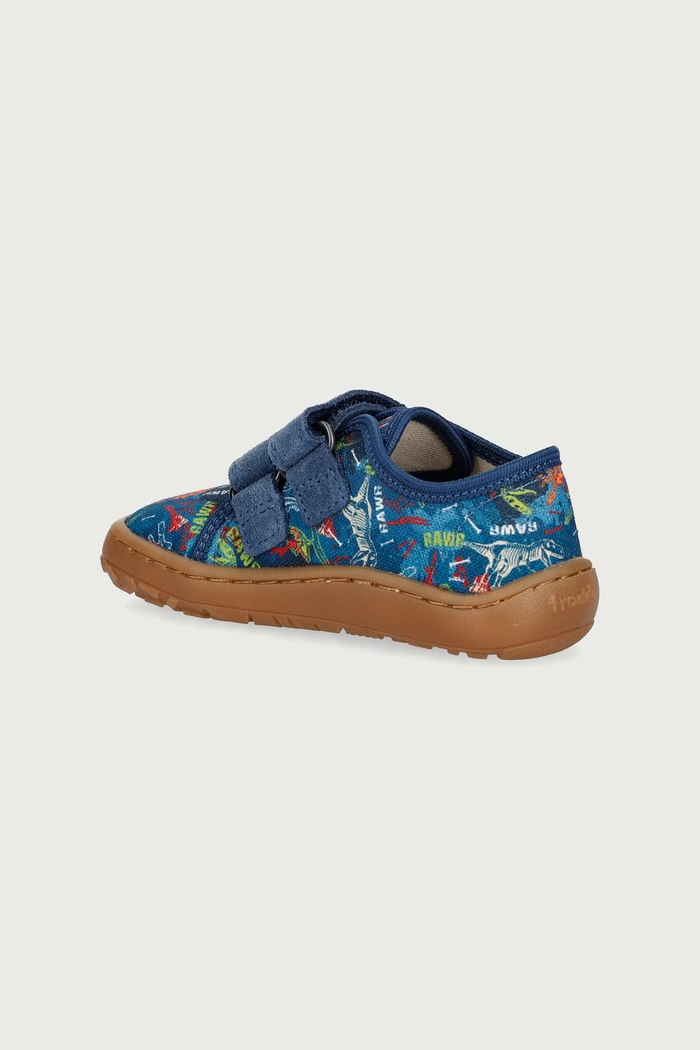 Αγορίστικα Froddo Παντόφλες Παιδικές BAREFOOT CANVAS G1700440.B.20.24 μπλε