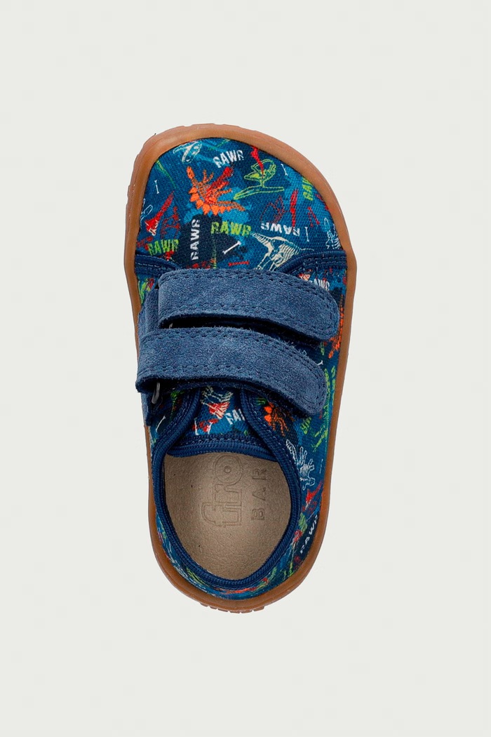 Παντόφλες Παιδικές BAREFOOT CANVAS Froddo G1700440.B.20.24 μπλε