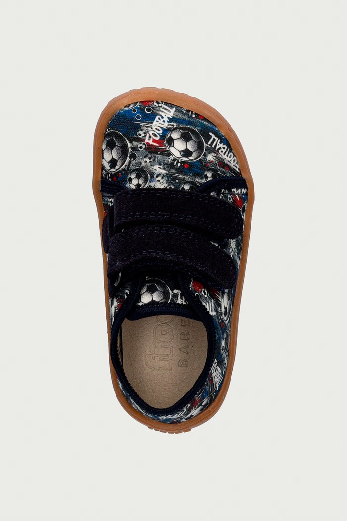 Παντόφλες Παιδικές BAREFOOT CANVAS Froddo G1700440.B.20.24 σκούρο μπλε