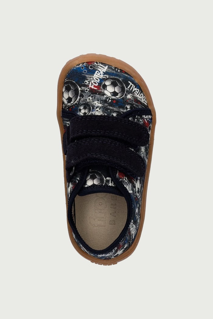 Παντόφλες Παιδικές BAREFOOT CANVAS Froddo G1700440.B.20.24 σκούρο μπλε