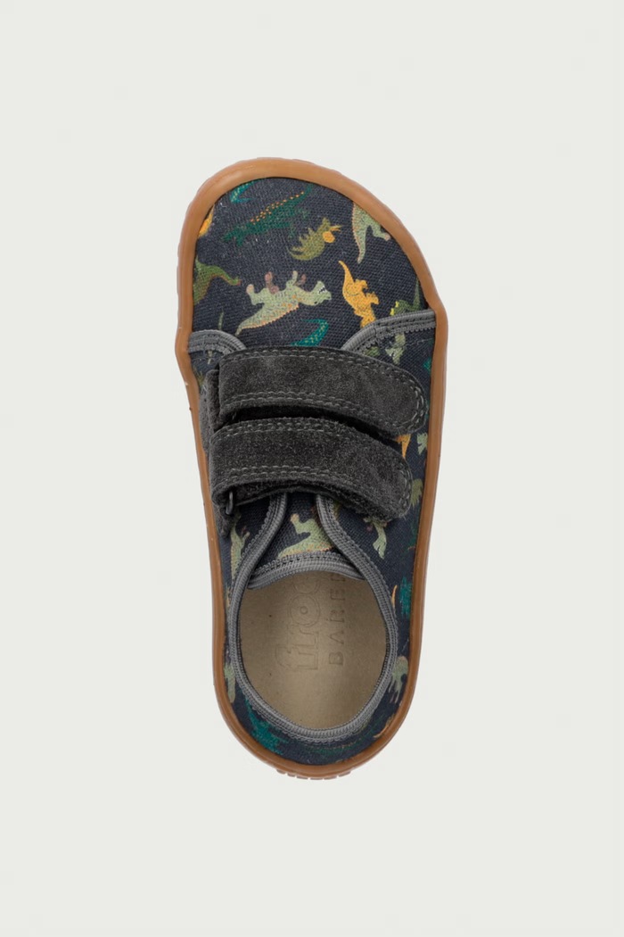Kapcie dziecięce BAREFOOT CANVAS Froddo G1700440.B.20.24 szary