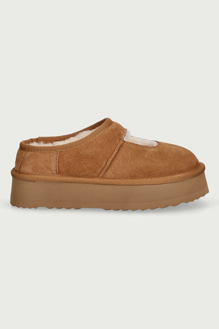 Everau Papuče dámske semišové PLUMED PLUMED hnedá AW26