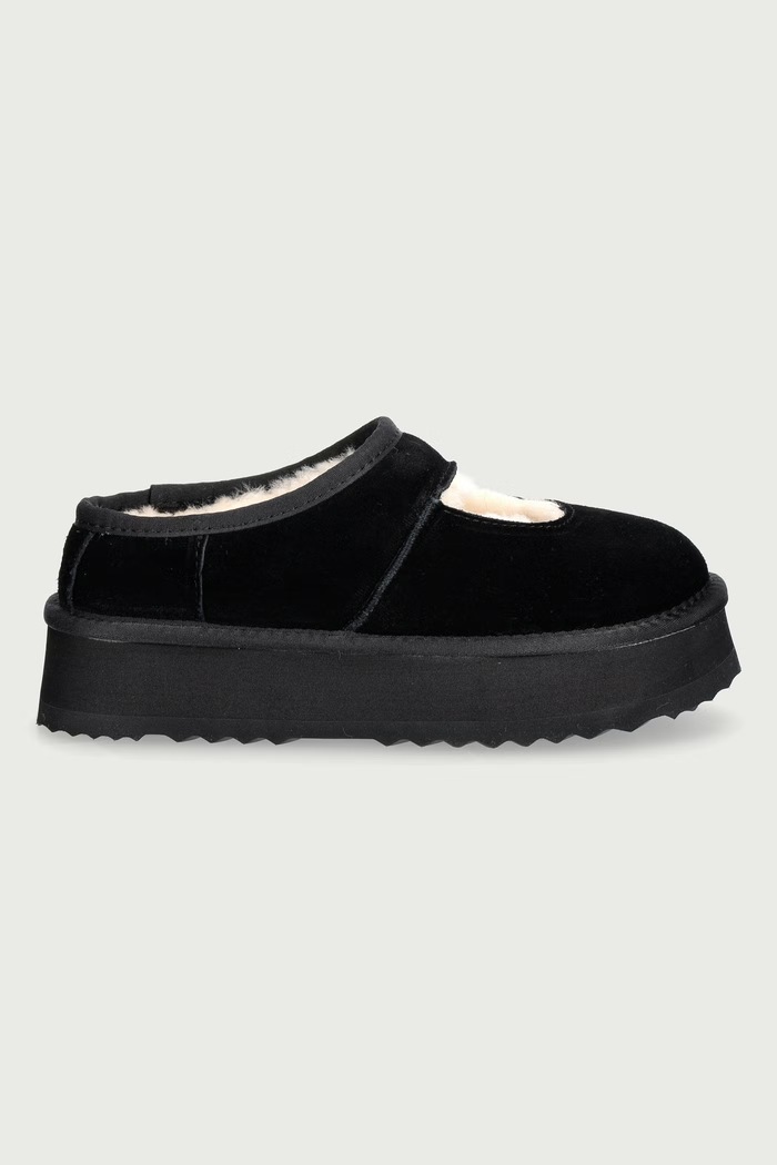 Everau Papuče dámske semišové PLUMED PLUMED čierna AW26