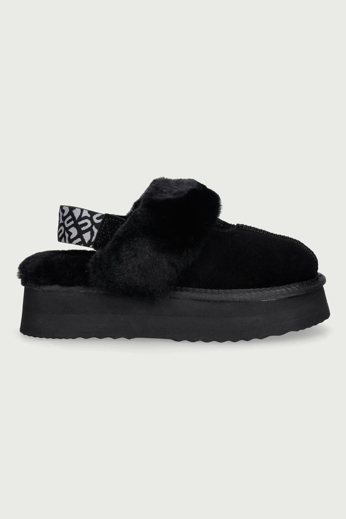 Everau Kapcie damskie zamszowe WAGTAIL WAGTAIL czarny AW26