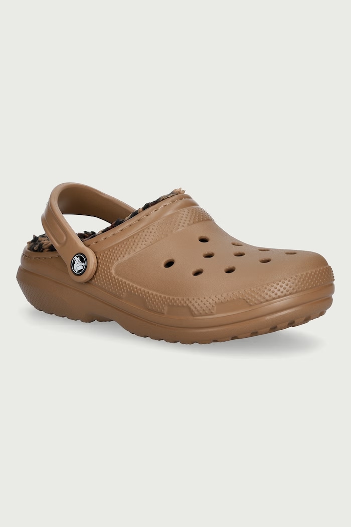 Crocs Klapki damskie Classic Animal brązowy 215015.2EY