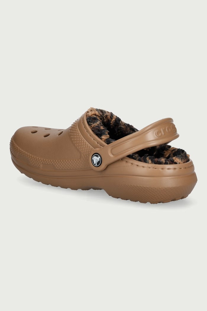 Obuwie Crocs Klapki damskie Classic Animal 215015.2EY brązowy