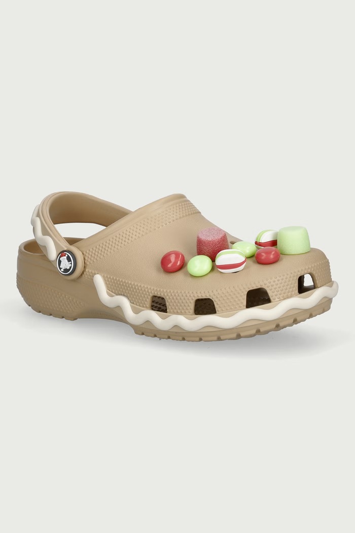 Crocs Klapki mules damskie Classic Ginger Bread beżowy 214018.205