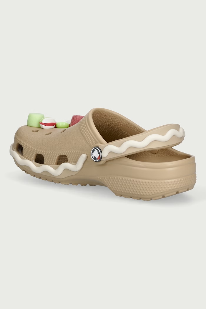 Obuwie Crocs Klapki mules damskie Classic Ginger Bread 214018.205 beżowy