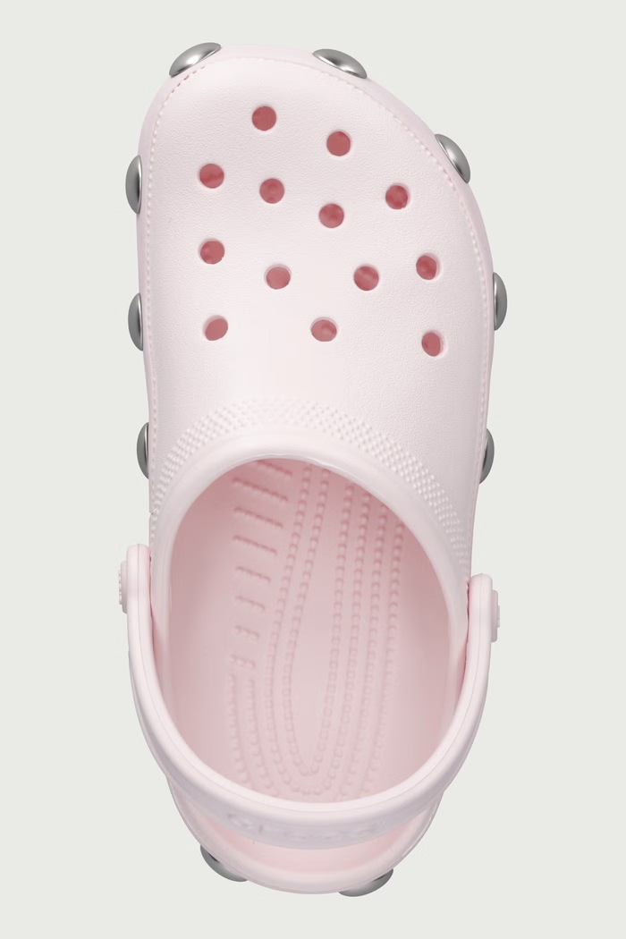 Classic Big Studded Clog klapki damskie Crocs 214236.7DF różowy