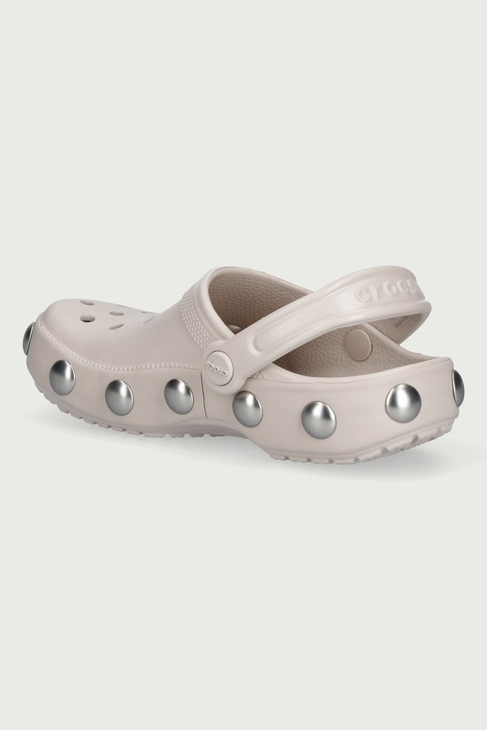 Obuwie Crocs Classic Big Studded Clog klapki damskie 214236.2PL beżowy