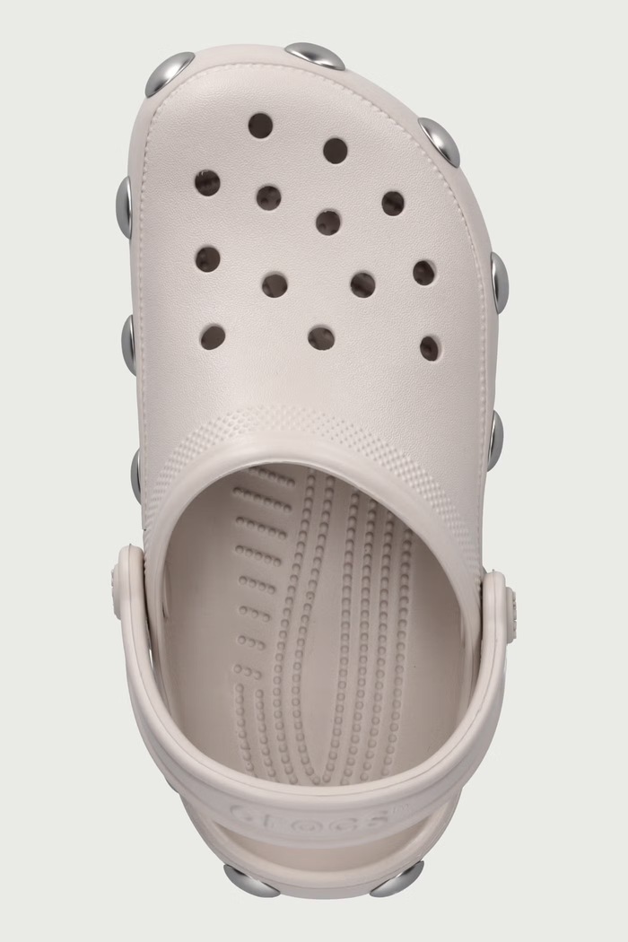 Classic Big Studded Clog klapki damskie Crocs 214236.2PL beżowy