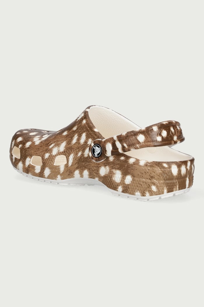 Obuwie Crocs Classic Pop Animal Clog klapki damskie 214153.2PO brązowy