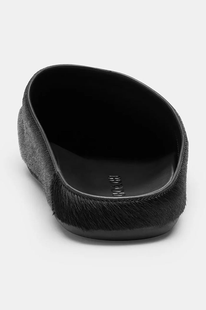 Obuwie Coach Klapki mules damskie skórzane Sculpted C Soft Mule CGC07.BLK czarny