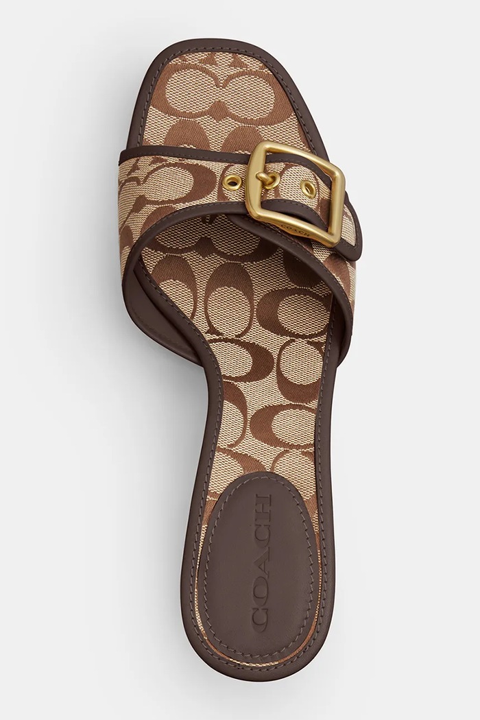 Sandały na wysokim obcasie damskie Margot Sandal Coach CEW64.ZCP zielony