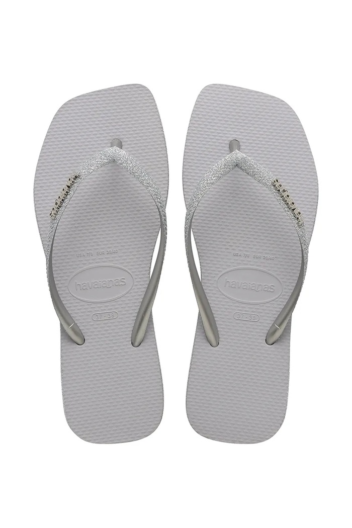 Havaianas Japonki damskie SLIM SQUARE SPARKLE szary 4150248.3498