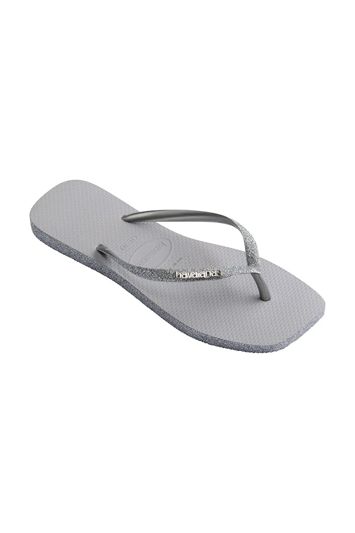 Obuwie Havaianas Japonki damskie SLIM SQUARE SPARKLE 4150248.3498 szary