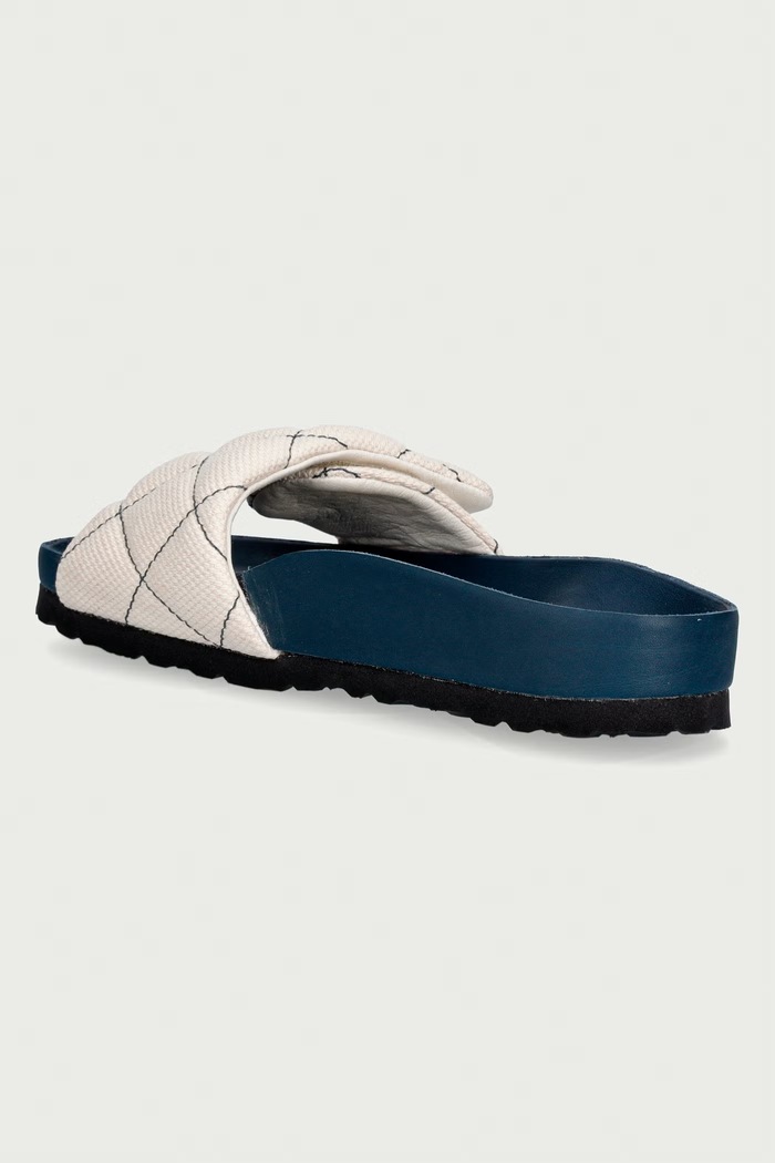 Obuwie Birkenstock 1774 Sylt Canvas Midnight klapki damskie 1032489 granatowy