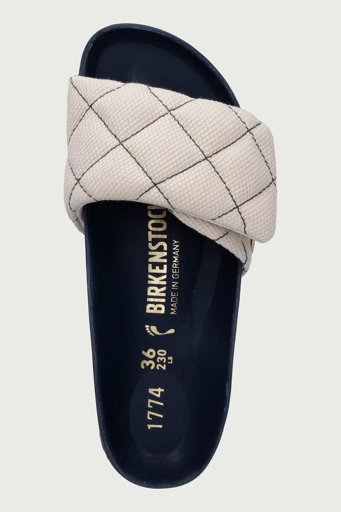 Sylt Canvas Midnight șlapi pentru femei Birkenstock 1774 1032489 bleumarin