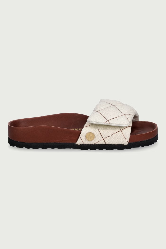 Birkenstock 1774 Sylt Canvas Cinnamon șlapi pentru femei 1032510 maro AW26