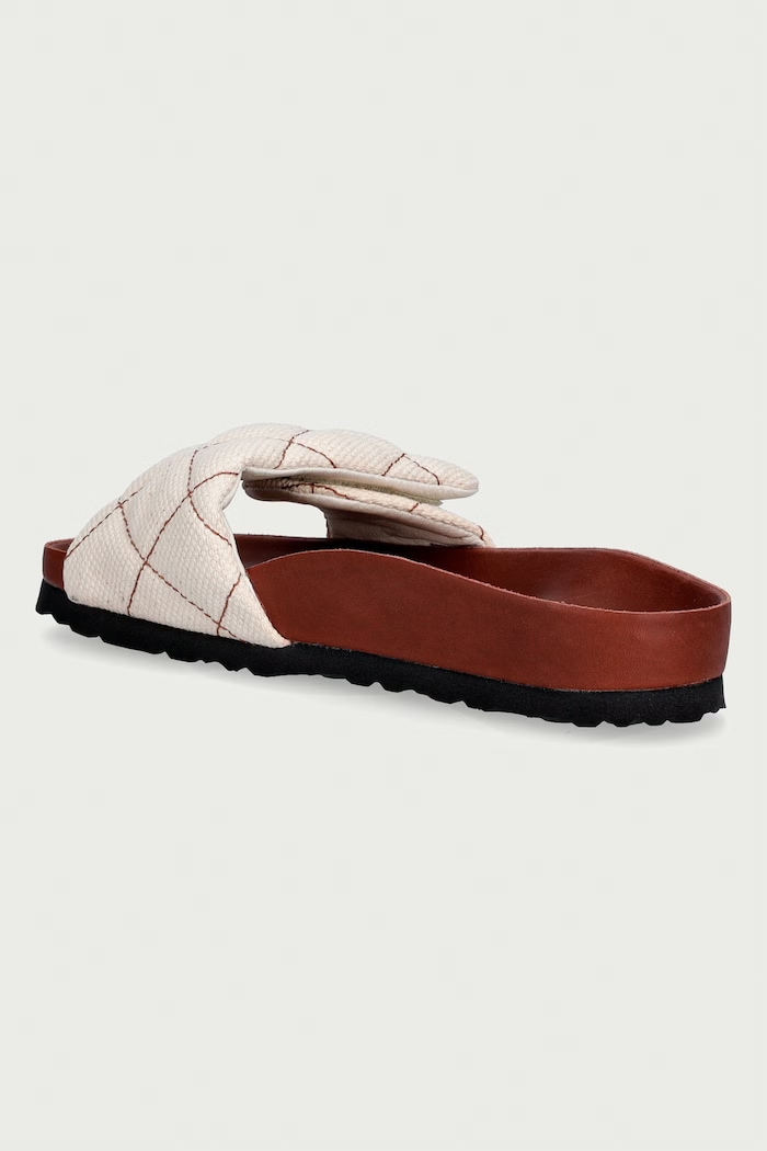 Obuwie Birkenstock 1774 Sylt Canvas Cinnamon klapki damskie 1032510 brązowy