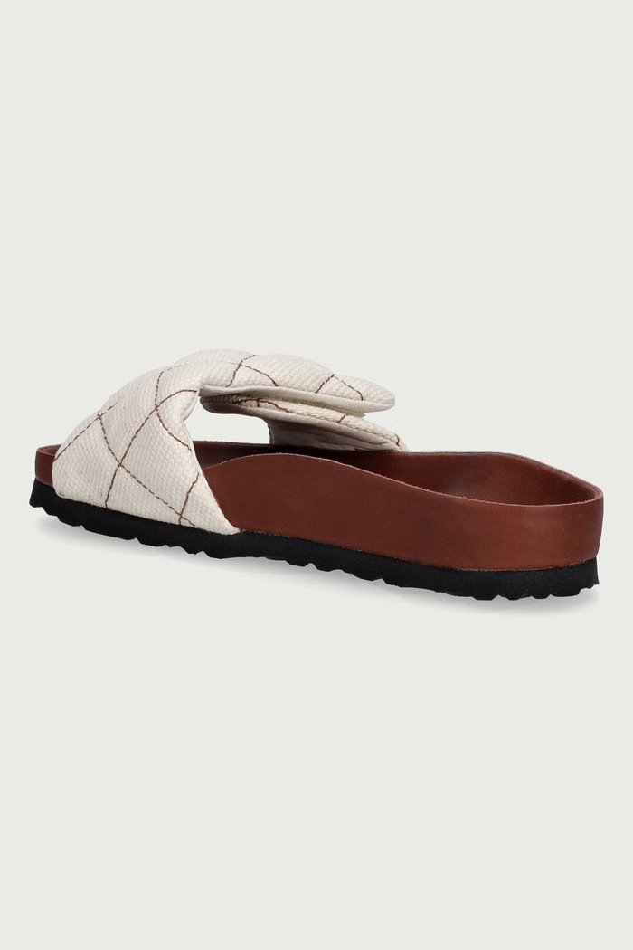 Încălțăminte Birkenstock 1774 Sylt Canvas Cinnamon șlapi pentru femei 1032510 maro