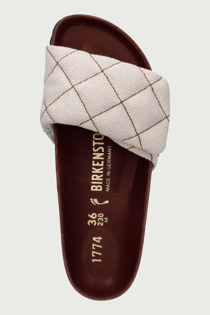 Sylt Canvas Cinnamon șlapi pentru femei Birkenstock 1774 1032510 maro