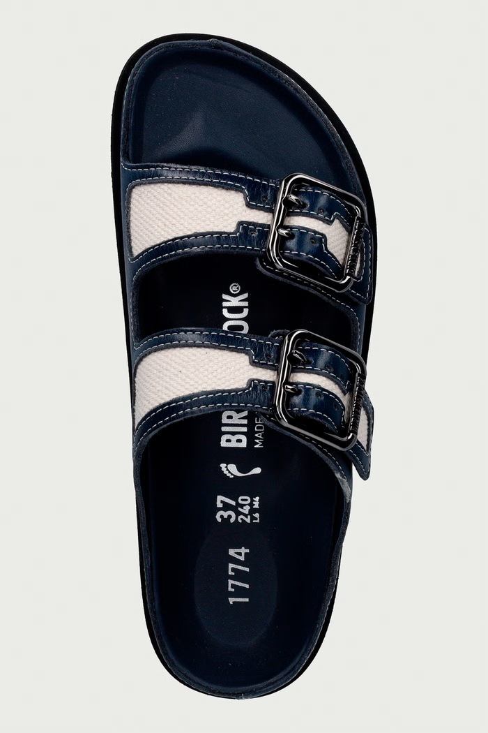 Arizona klapki damskie Birkenstock 1774 1032463 granatowy
