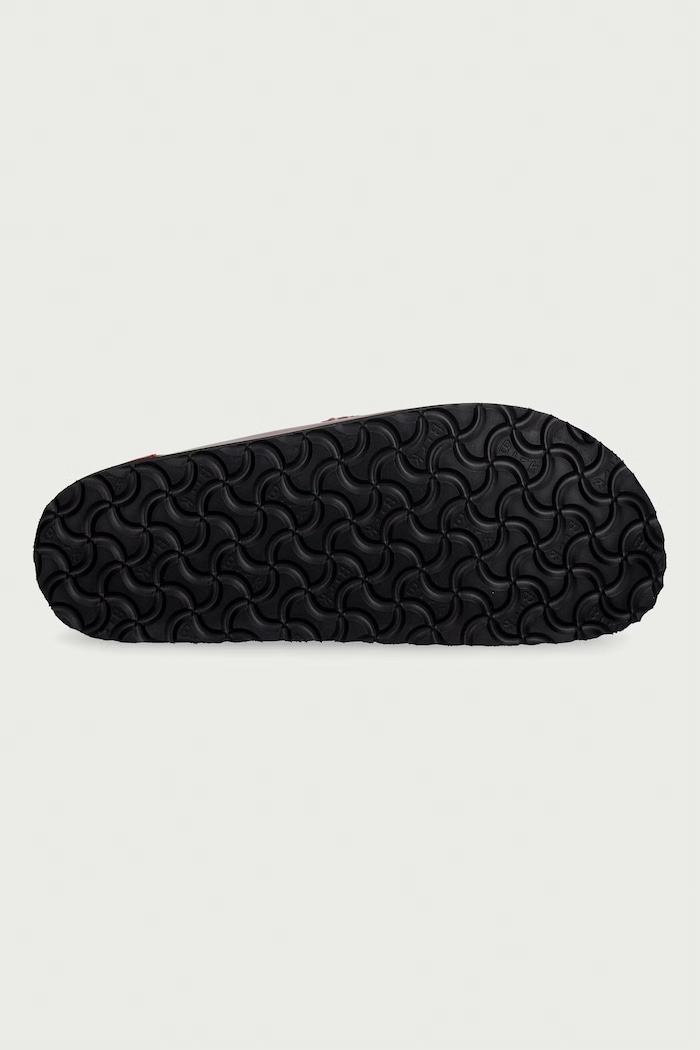 Naples Wrapped Canvas klapki mules damskie skórzane Birkenstock 1774 brązowy 1032445