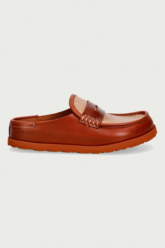Birkenstock 1774 Naples Wrapped Raffia klapki damskie 1032427 brązowy AW26