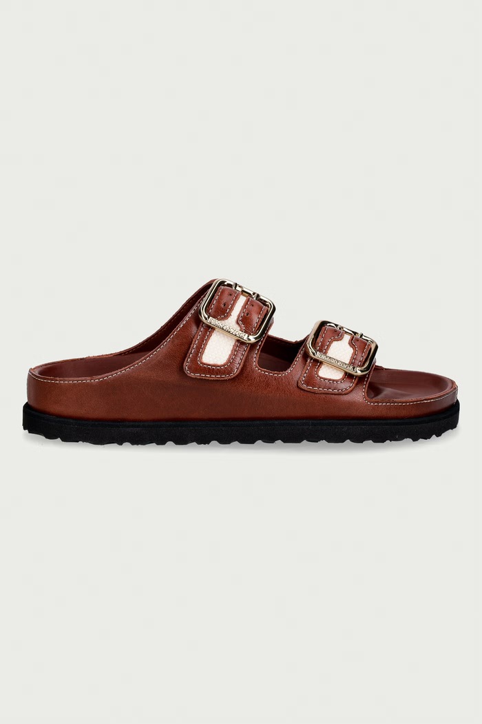 Birkenstock 1774 Arizona LEA klapki damskie 1032512 brązowy AW26