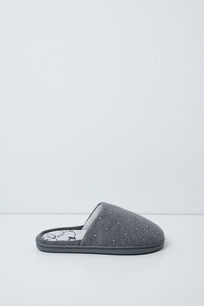 Obuća women'secret Papuče za žene MM PE TEXTURE SLPRS 4994421 siva