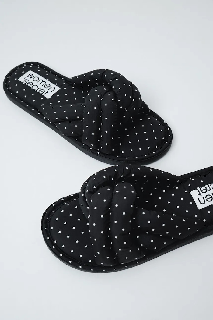 Пантофи дамски TC DOTS SLPRS BLACK women'secret 4994432 черен