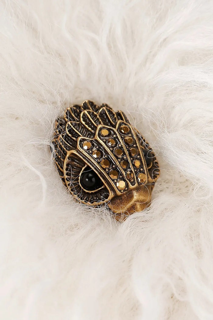 Klapki damskie Meena Eagle Kurt Geiger London beżowy 6141542999