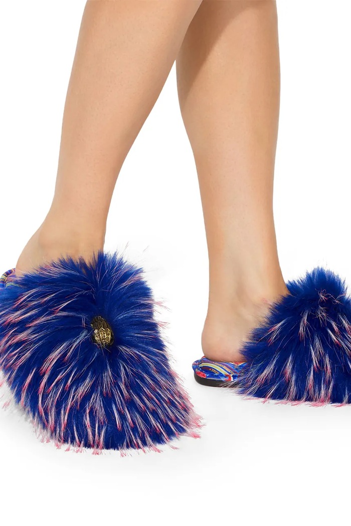 Kurt Geiger London Kapcie damskie z miękkiego materiału Kensington Slippers 6318989999